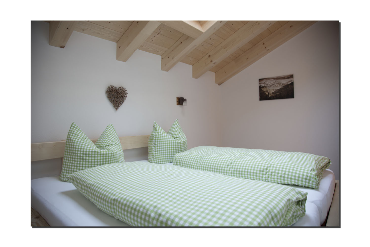 Schlafzimmer Ferienwohnung Huber Grainau