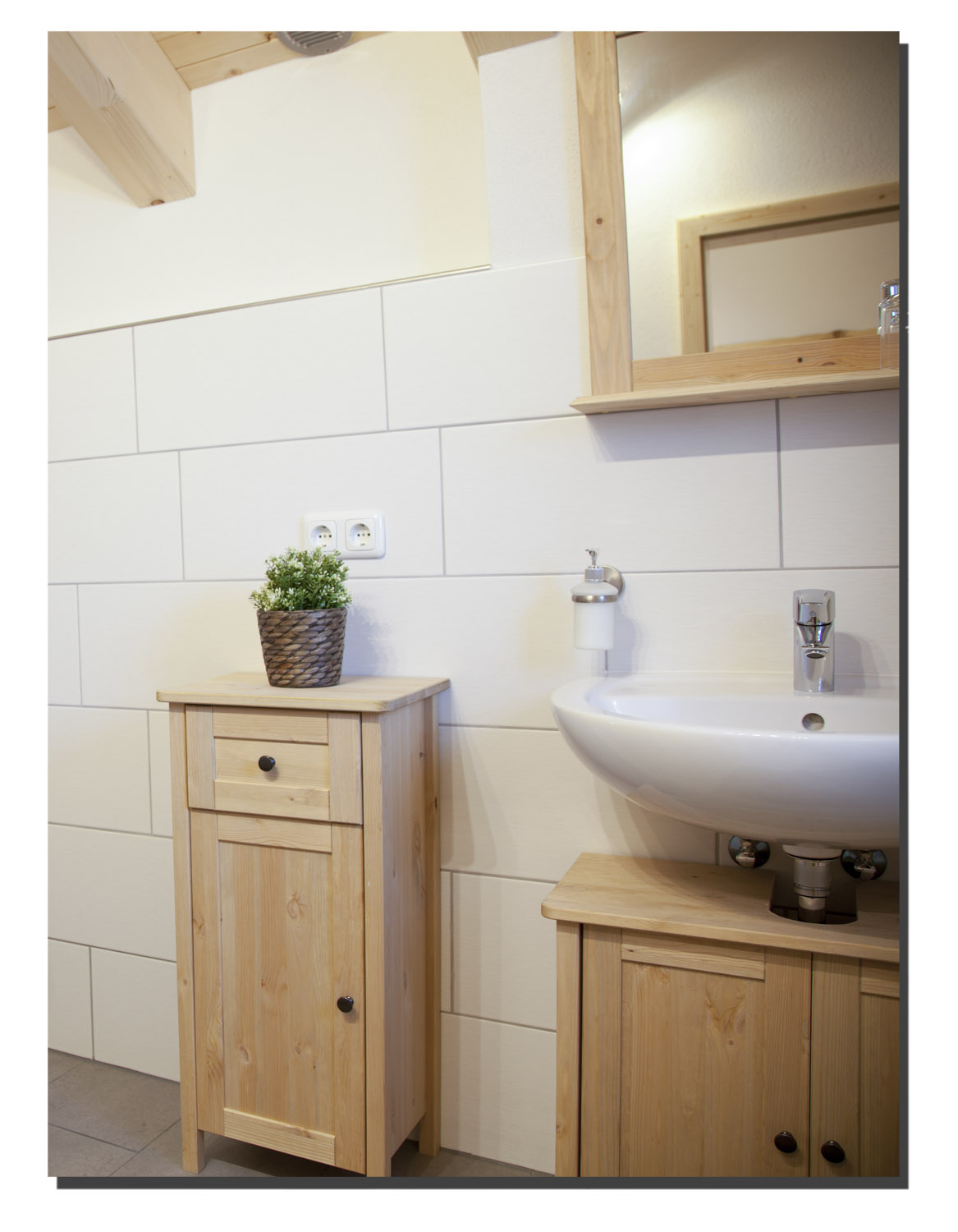 Dusche Ferienwohnung Huber Grainau